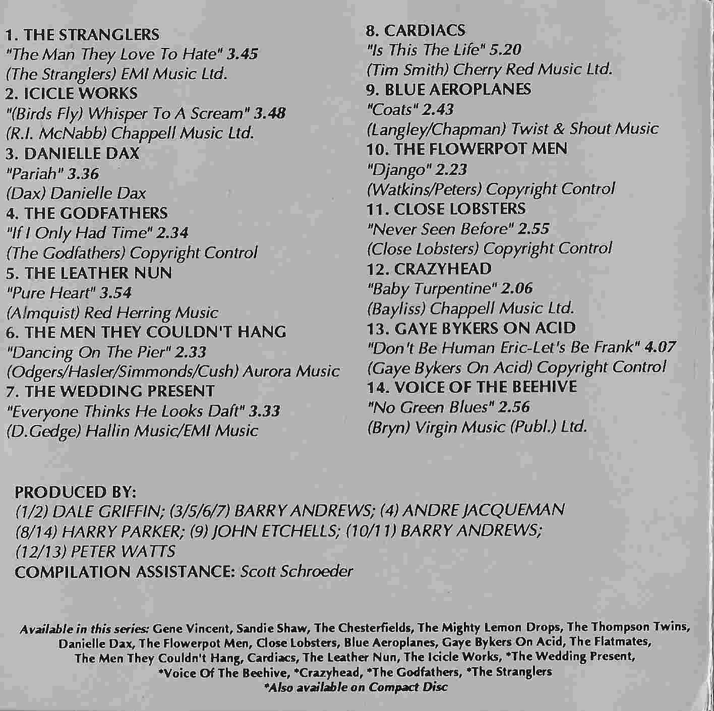 Middle of cover of CDNT 100